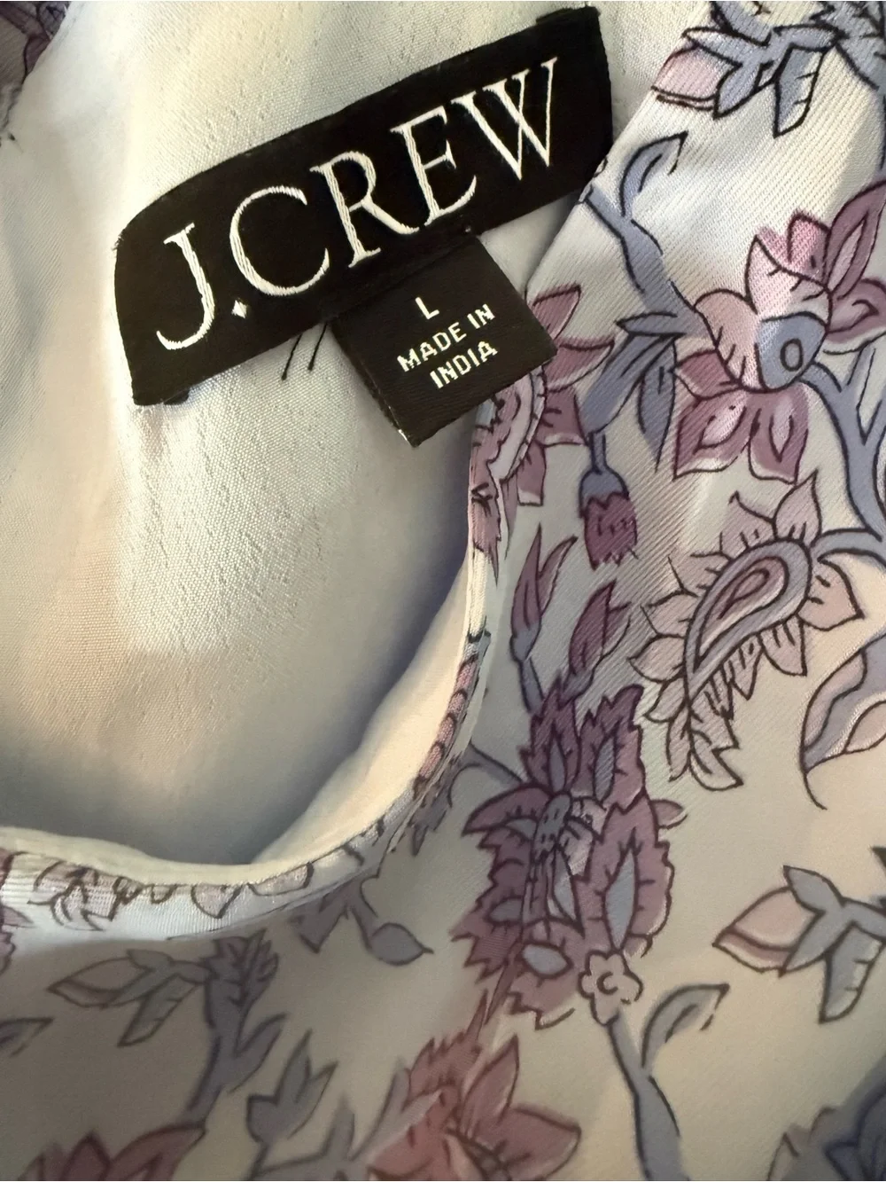 J. Crew Lavender Floral Maxi Dress, beautiful color!